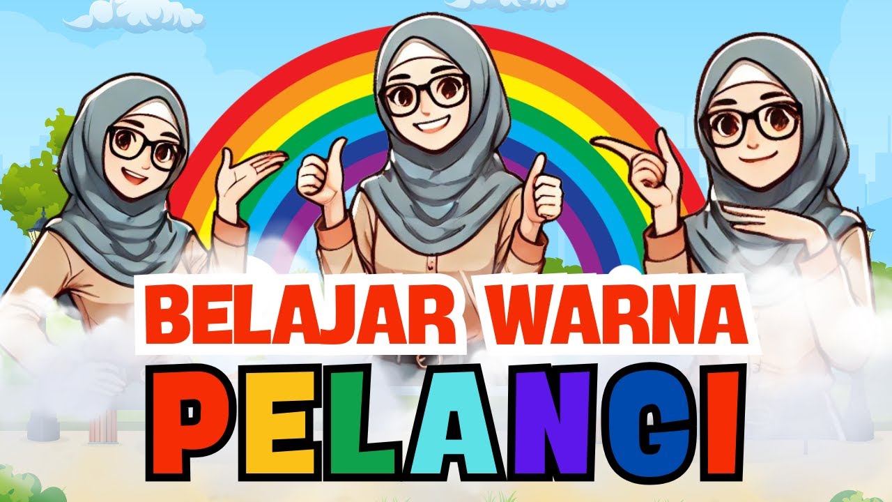 BELAJAR WARNA DAN MENGEJA HURUF | MENGENAL WARNA PELANGI | BELAJAR MENGEJA HURUF UNTUK TK, PAUD, SD