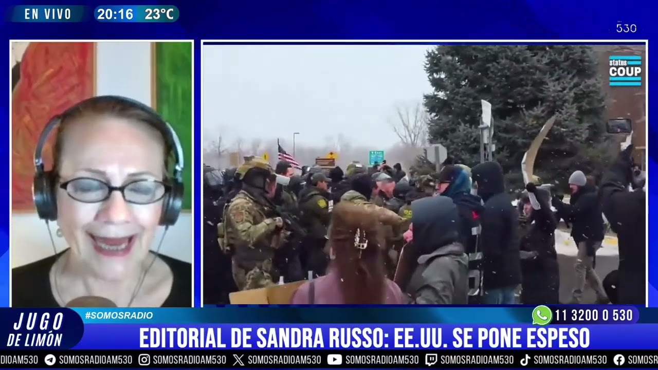 EDITORIAL DE SANDRA RUSSO: EE.UU. SE PONE ESPESO