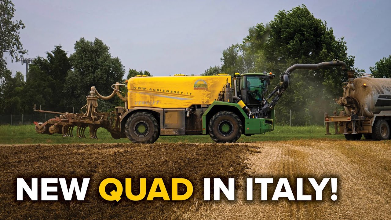 Yellow and Green GIANT | New Vervaet Quad 550 in Italy