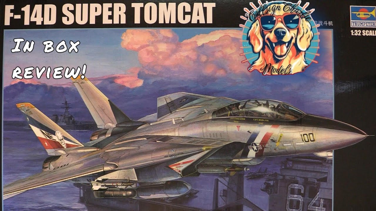 Trumpeter 1/32 F-14D Super Tomcat in box review