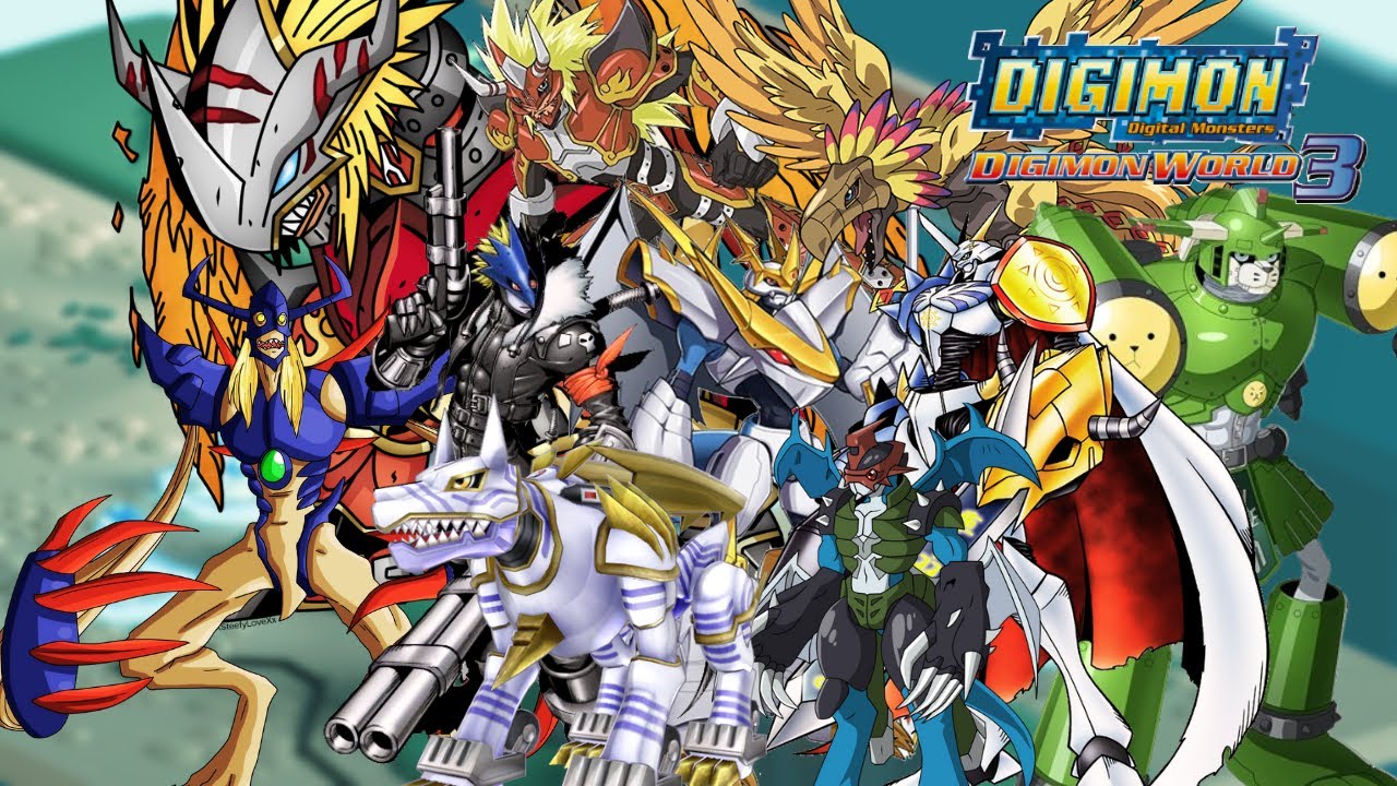 ALL DNA JOGGRES  DIGIVOLUTION DIGIMON WORLD 2003