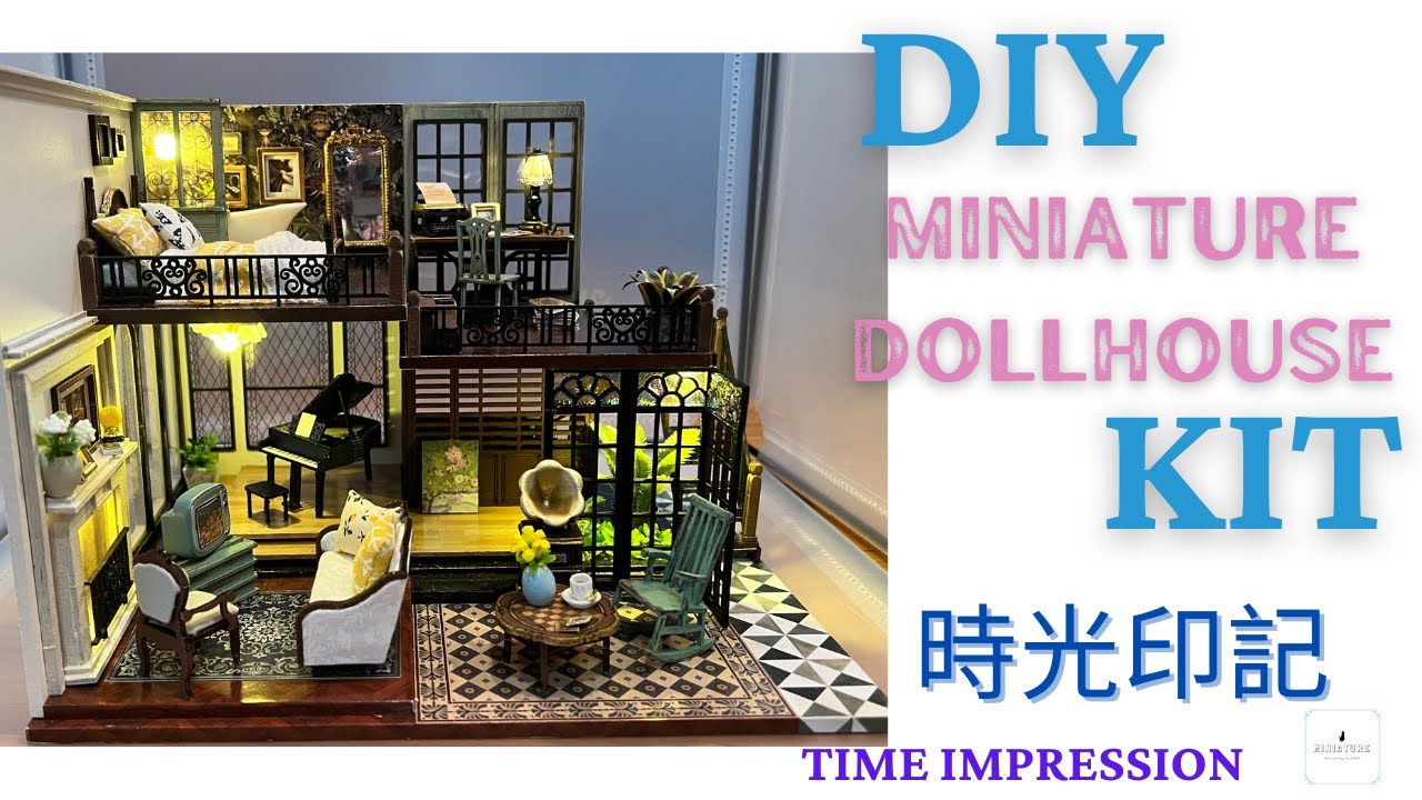【DIY ミニチュア】ドールハウス・キット#28 [時光印記 Time Impression]