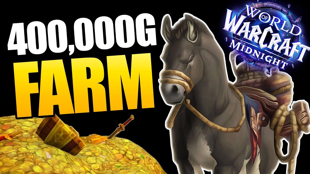 INSANE 400K Goldfarm Midnight WoW