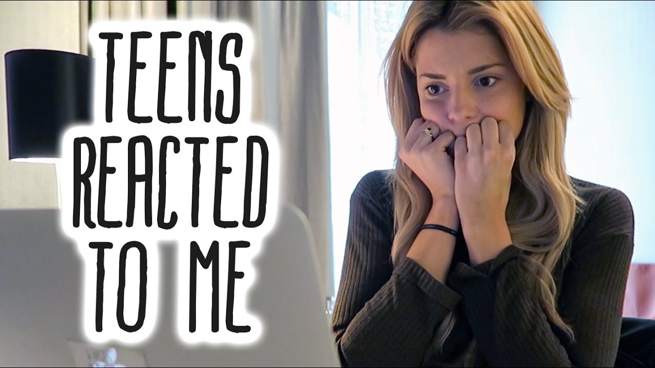 I REACTED TO TEENS REACTING TO ME // Grace Helbig