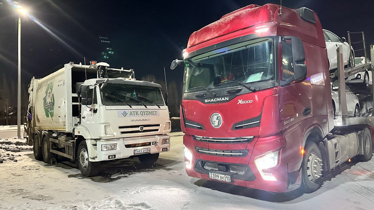 Выгрузка автовоза