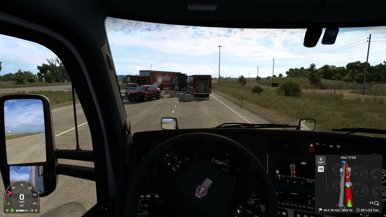 Most Beautiful Scenic Drive 🏔️ American Truck Simulator [4K Ultra] | Relaxing Road Trip & Cozy Vibes