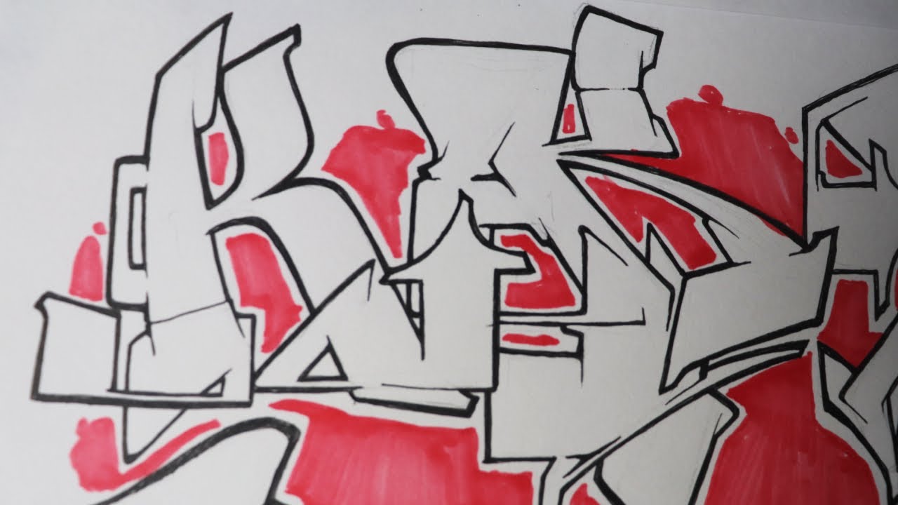 How to draw the graffiti letter K (6 Different ways!)