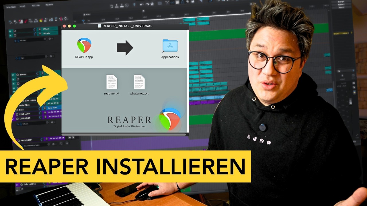 Reaper richtig installieren – So wird deine DAW sofort besser! | Vincent Lee