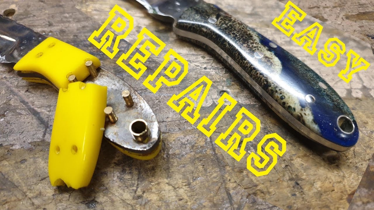 Replace or Repair Knife Scales Easy Upgrade