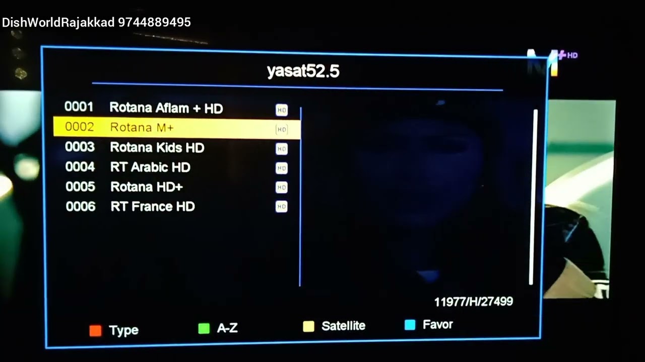 Yahsat 1A 52.5E Tracking video