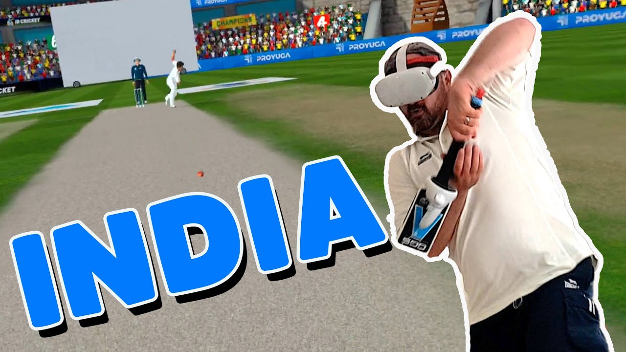 Индия против Англии в VR | iB Cricket Unlimited Overs на Oculus Quest 2 | Крикет в виртуальной ре...