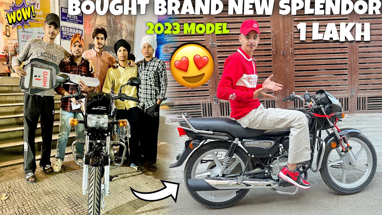 Bought Brand New SPLENDOR 2023 MODEL😱Diwali Gift