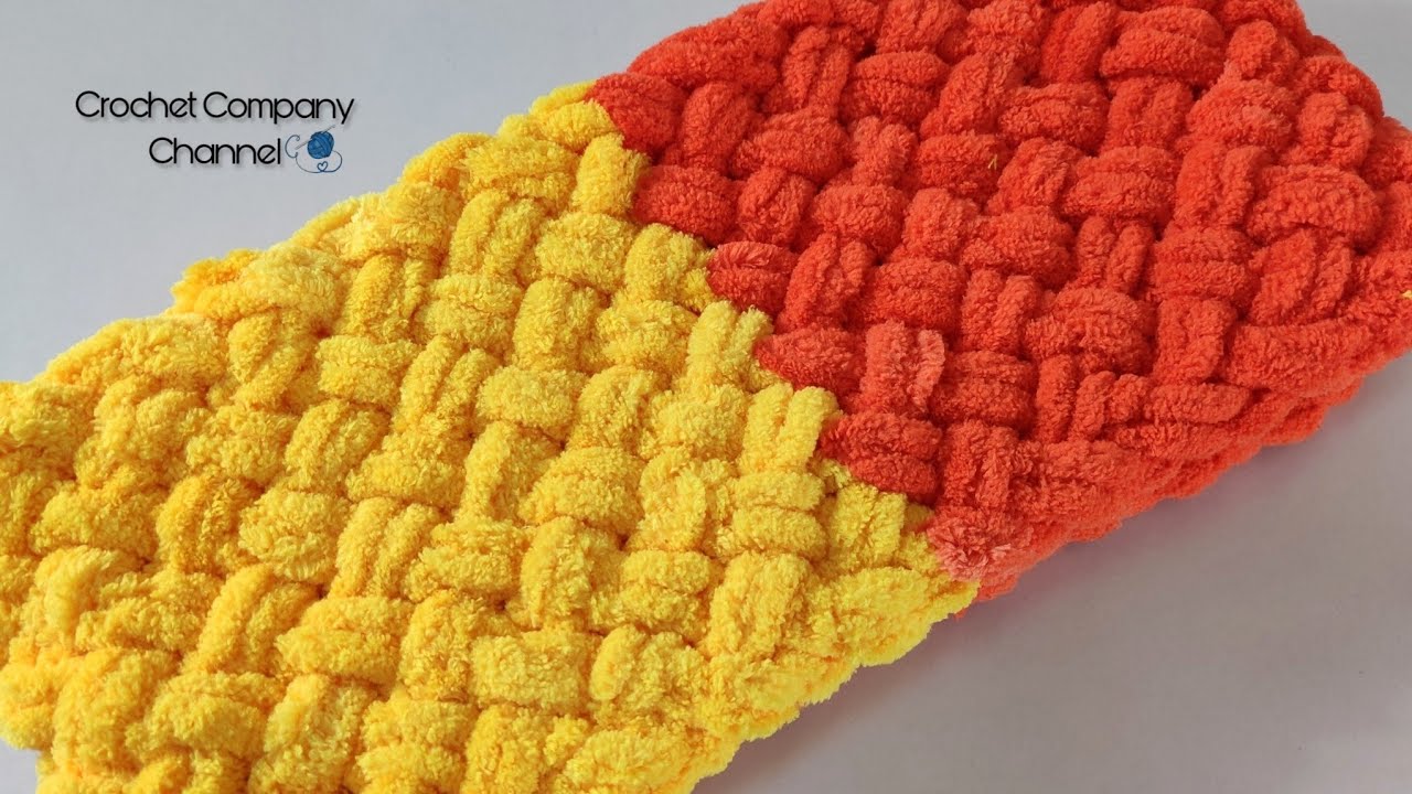 كوفيه باسهل طريقه بدون ابره كروشيه _ How to use Loop Yarn