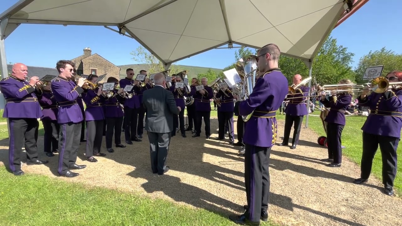 Brighouse & Rastrick Band - Knight Templar -  Whit Friday 2023 Diggle Village
