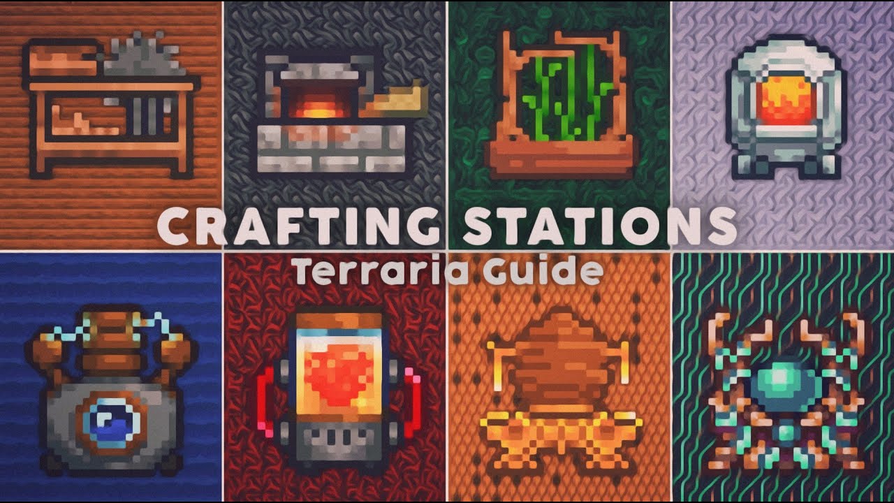 Crafting Stations - Terraria Guide (1.4.4.9)