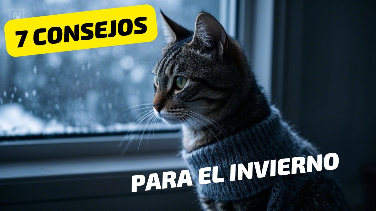 ❄☃7 CONSEJOS para cuidar a tu GATITO 😼en INVIERNO 🐾