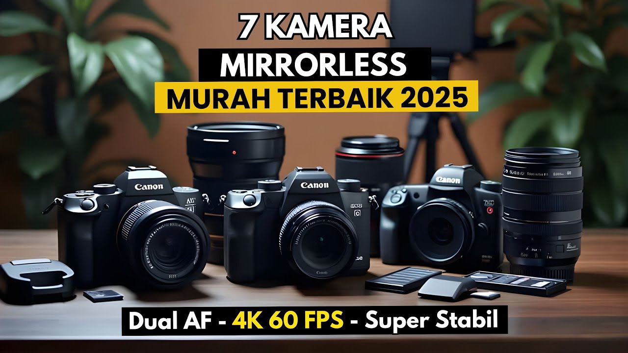 7 Rekomendasi KAMERA MIRRORLESS TERBAIK Akhir Tahun 2025