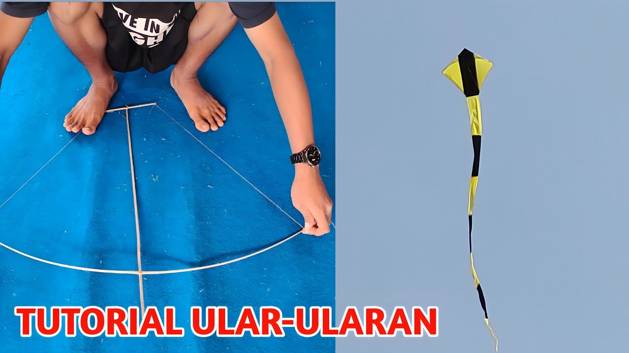 Cara membuat layangan ular-ularan