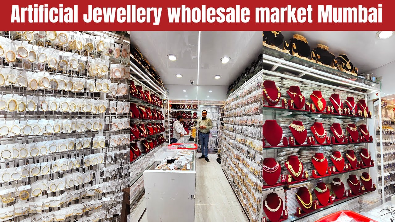 Artificial Jewellery wholesale market Mumbai | American Diamond Jewellery | Artificial jewellry