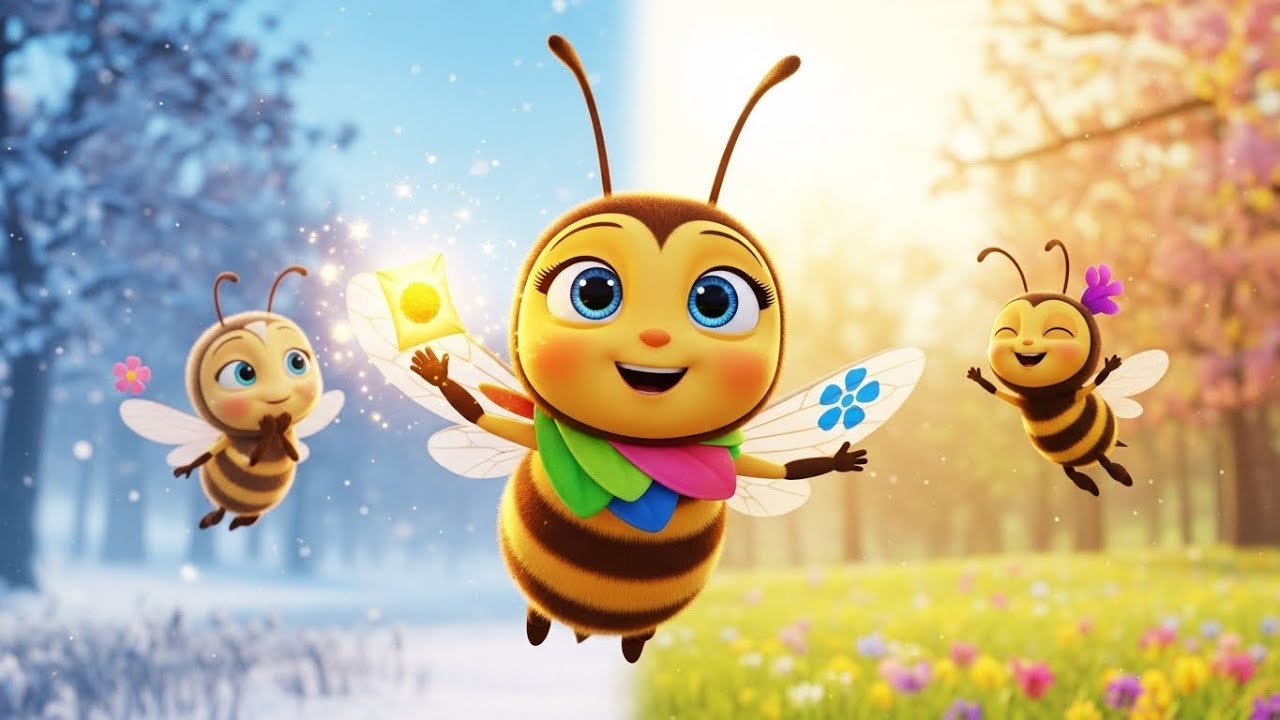 The Great Pollen Migration 🌸  Florabee’s Magical Journey from Winter to Spring 🐝  Honey Bee