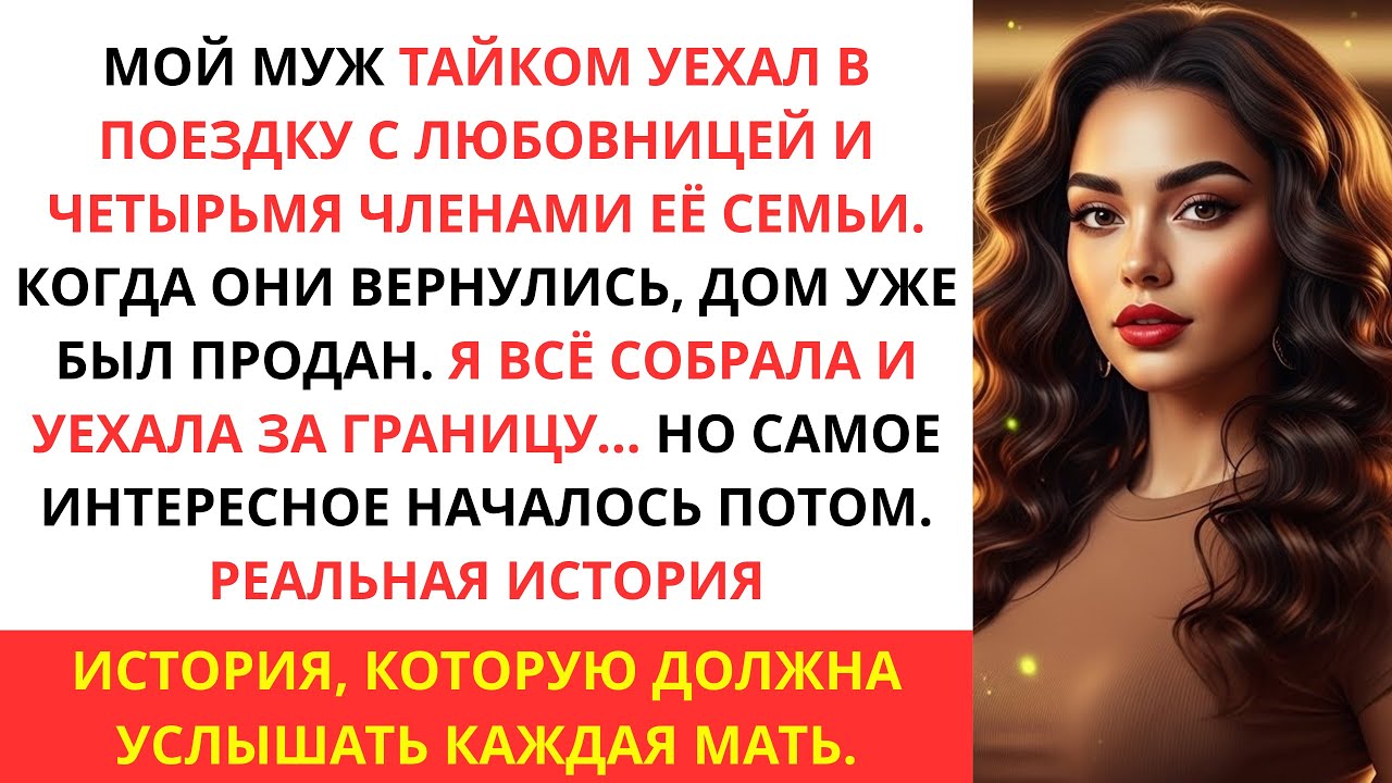 Муж вернулся из поездки с любовницей и её семьёй —а я уже продала дом.