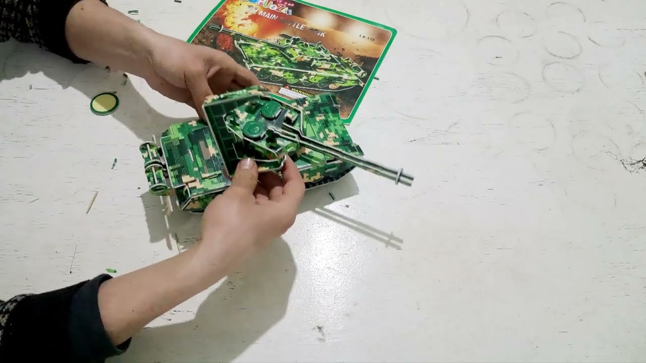 DIY MILTER TANK ASMR BUILDING BLOCKS 