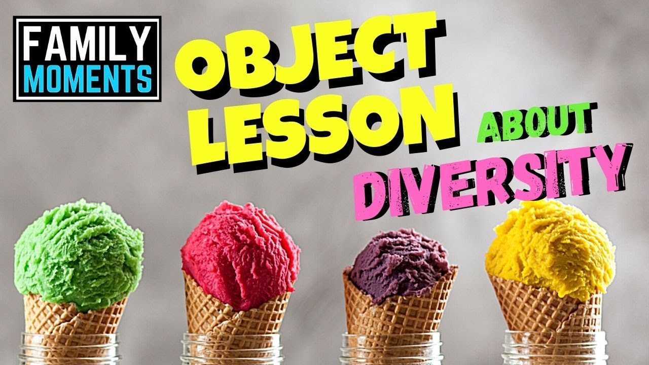 Children's Sermon Bible Lesson about DIVERSITY (Revelation 7:9-10)  FAMILY MOMENTS!