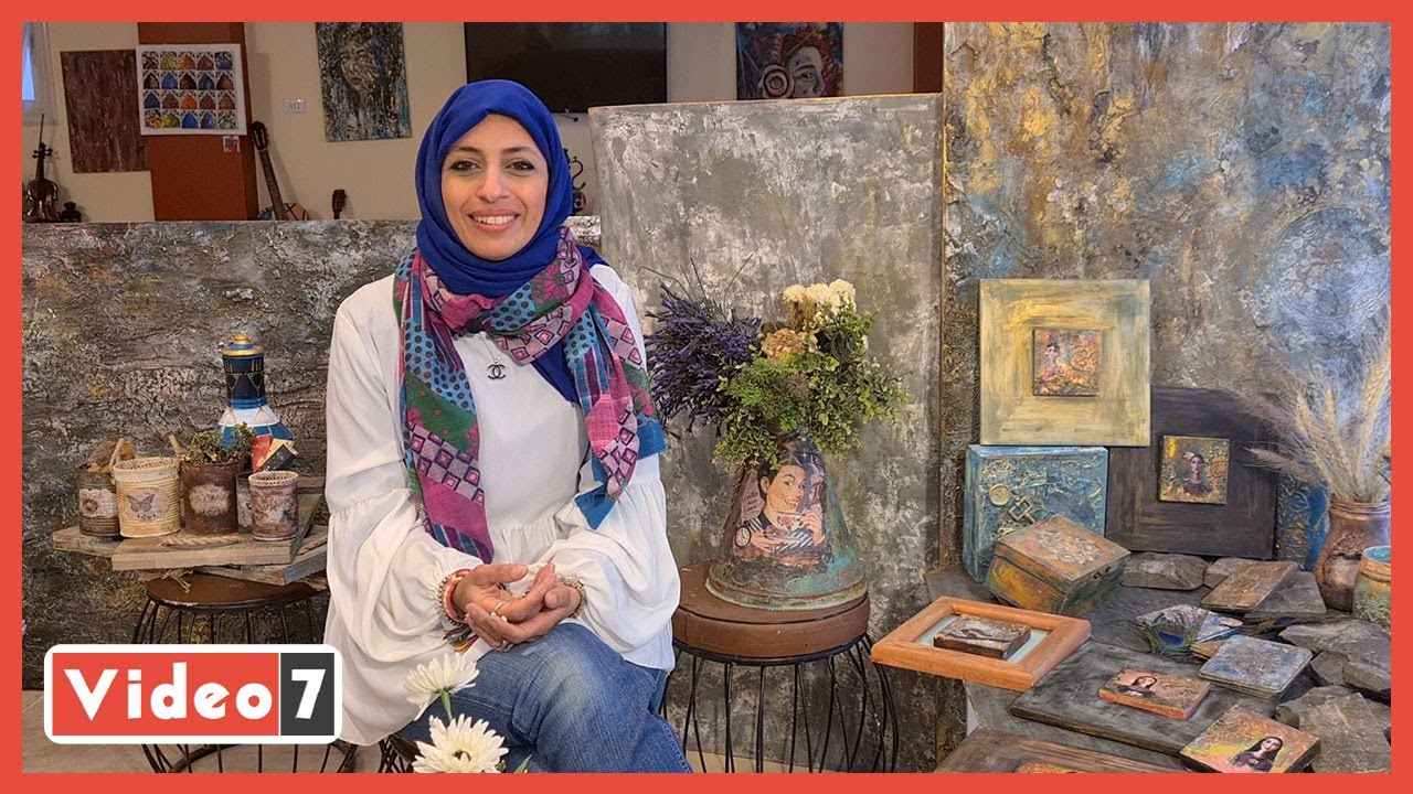 نور تصنع من المخلفات أنتيكات.. فن يصنع المعجزات