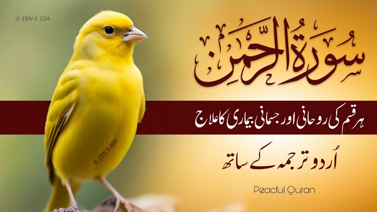 Surah Rahman Urdu Tarjuma k Sath | Qari Al Sheikh Abdul Basit Abdul Samad | Tilawat E Quran