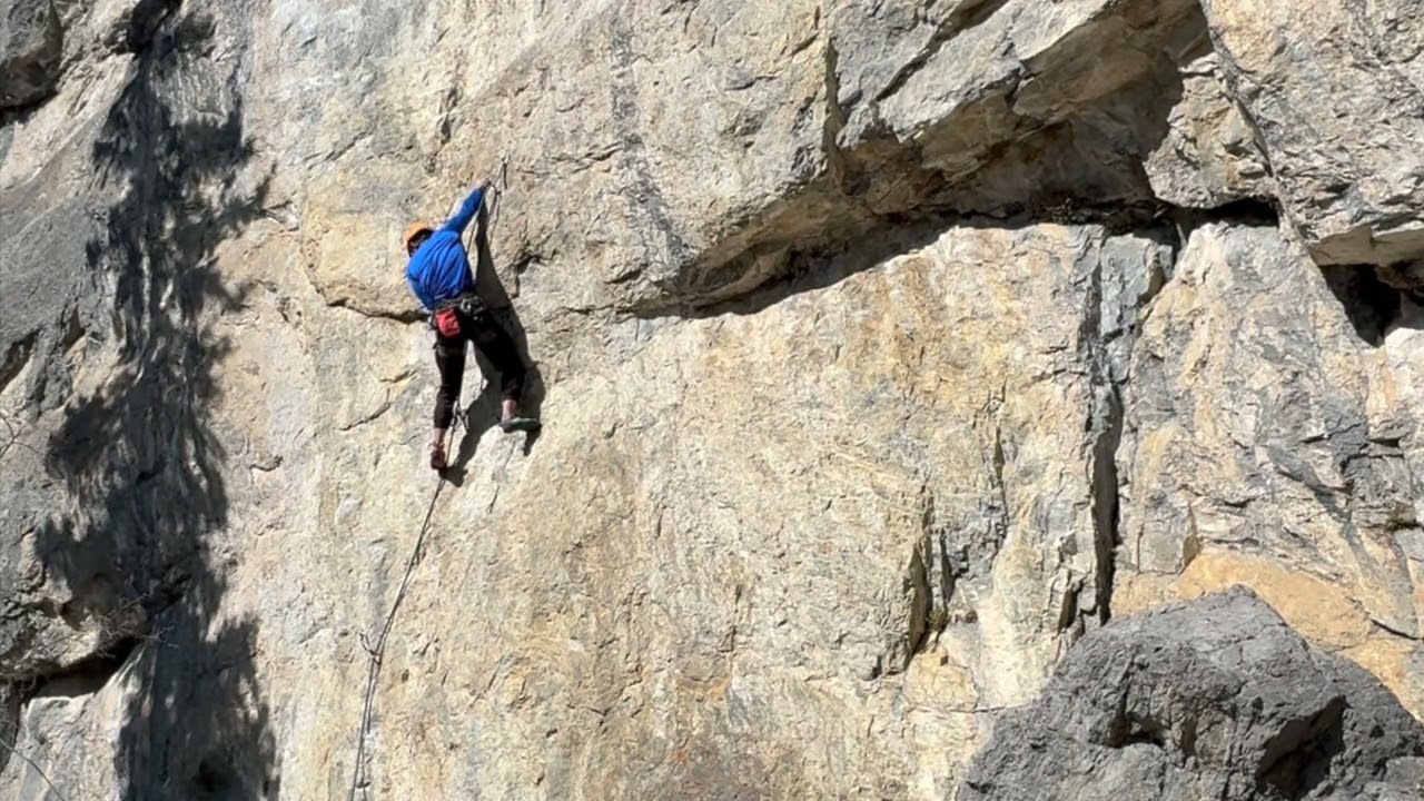 Kiwi Fly, 5.12c, Alberta Rock climbing, Barrier mountain
