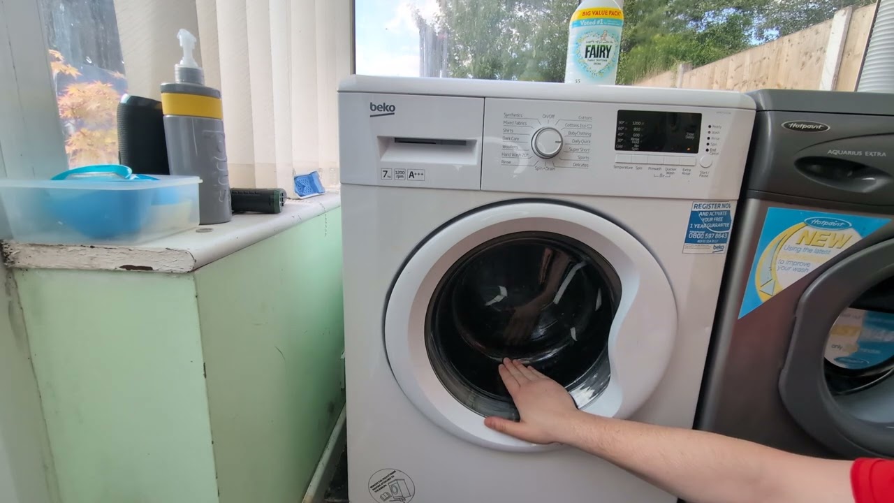 Beko wmb71233w daily quick 60 w extra rinse (last wash before it goes to new owner)