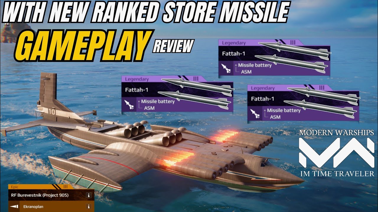RF Burevestnik With Fattah-1 Missiles || Modern Warships
