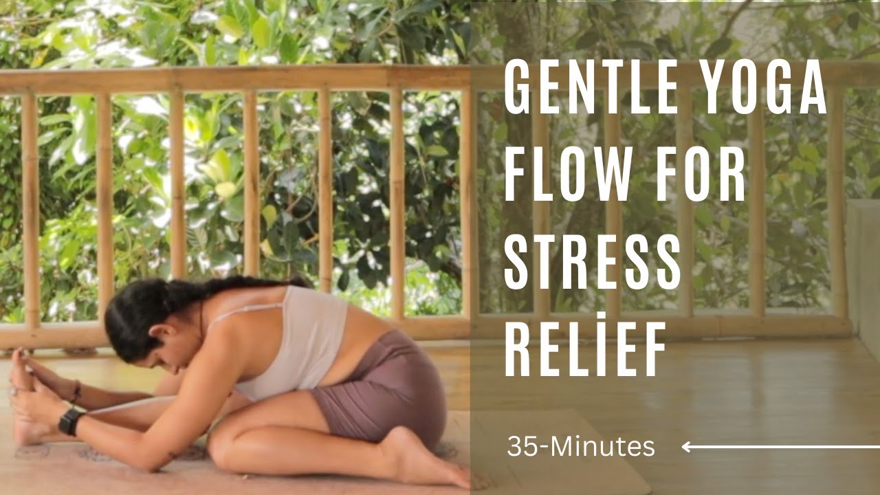 35-Min Gentle Yoga Flow for Stress Relief | Slow Full Body Stretch & Nervous System Relaxation