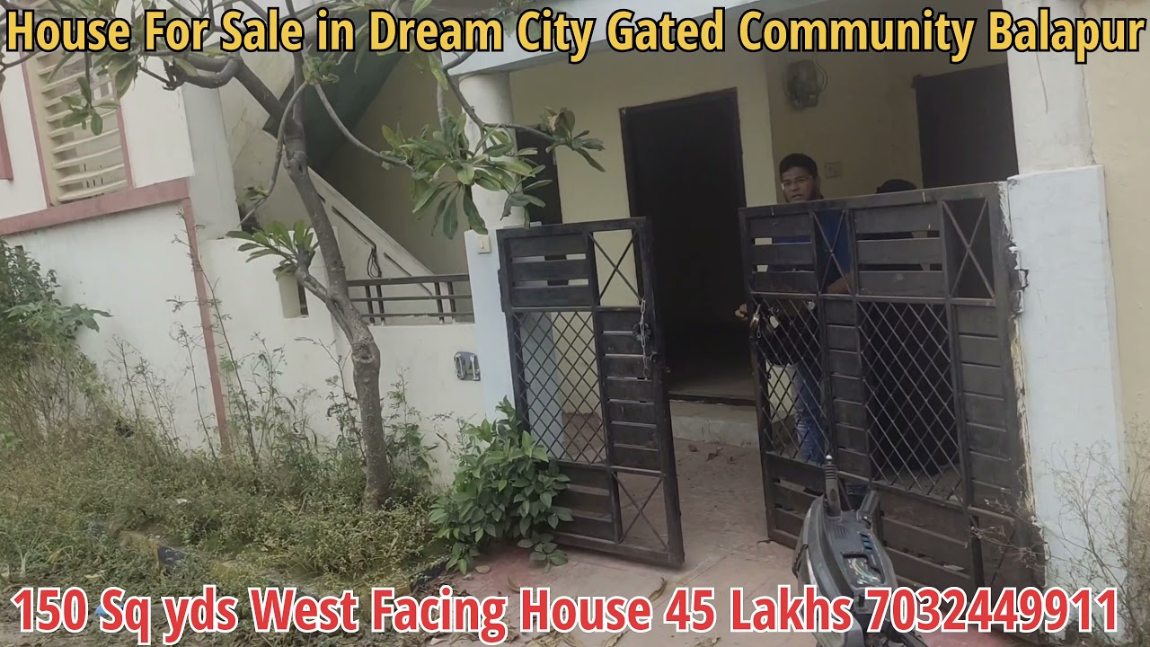 #house Sold out in Dream City Gated Community Venture @ Balapur Near Bala Garden 150 Sq yds 45 Lakhs