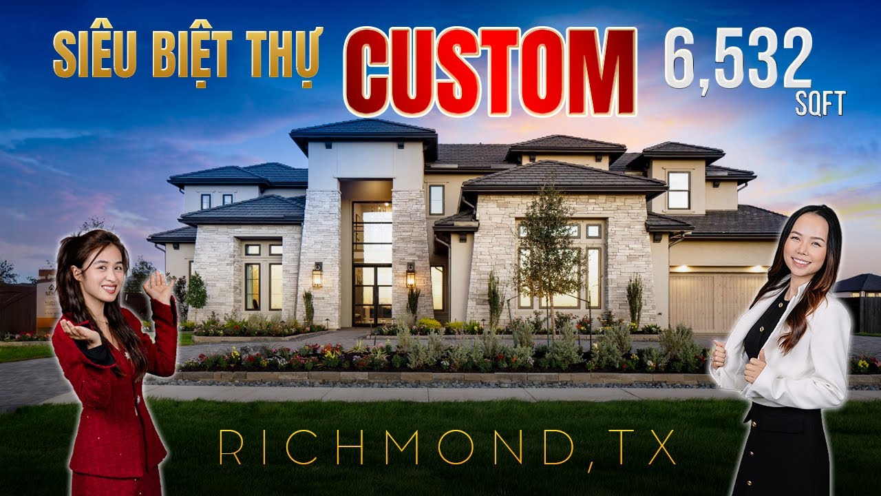 Bên trong biệt thự khủng TRIỆU ĐÔ ở Richmond, Texas sẽ trông như thế nào?