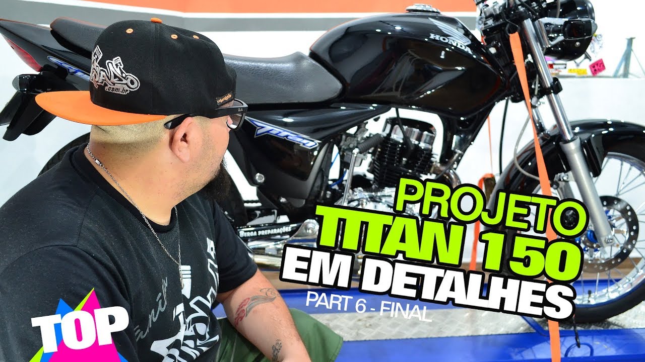 TITAN 150 PRETA NO DETALHE - PROJETO FINALIZADO - Part 6