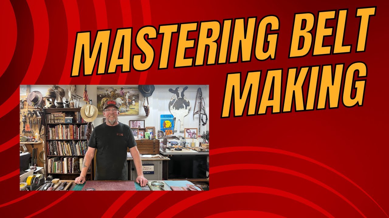 Mastering Belt Making: Top Tips And Tricks Revealed! Episode 8 #leather #youtube #youtubevideo
