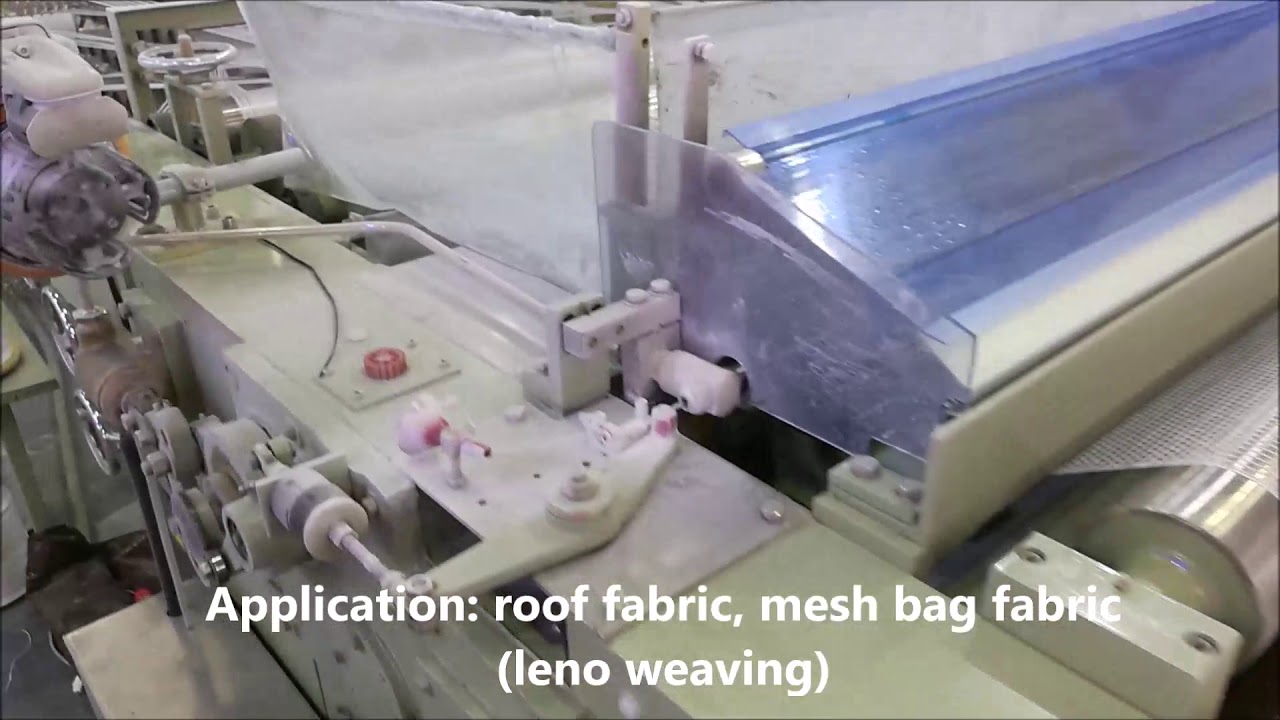 Water Jet Loom and its application (Tarpaulin/Geo-textile/Leno fabric made out of PP/PE Tape yarn)