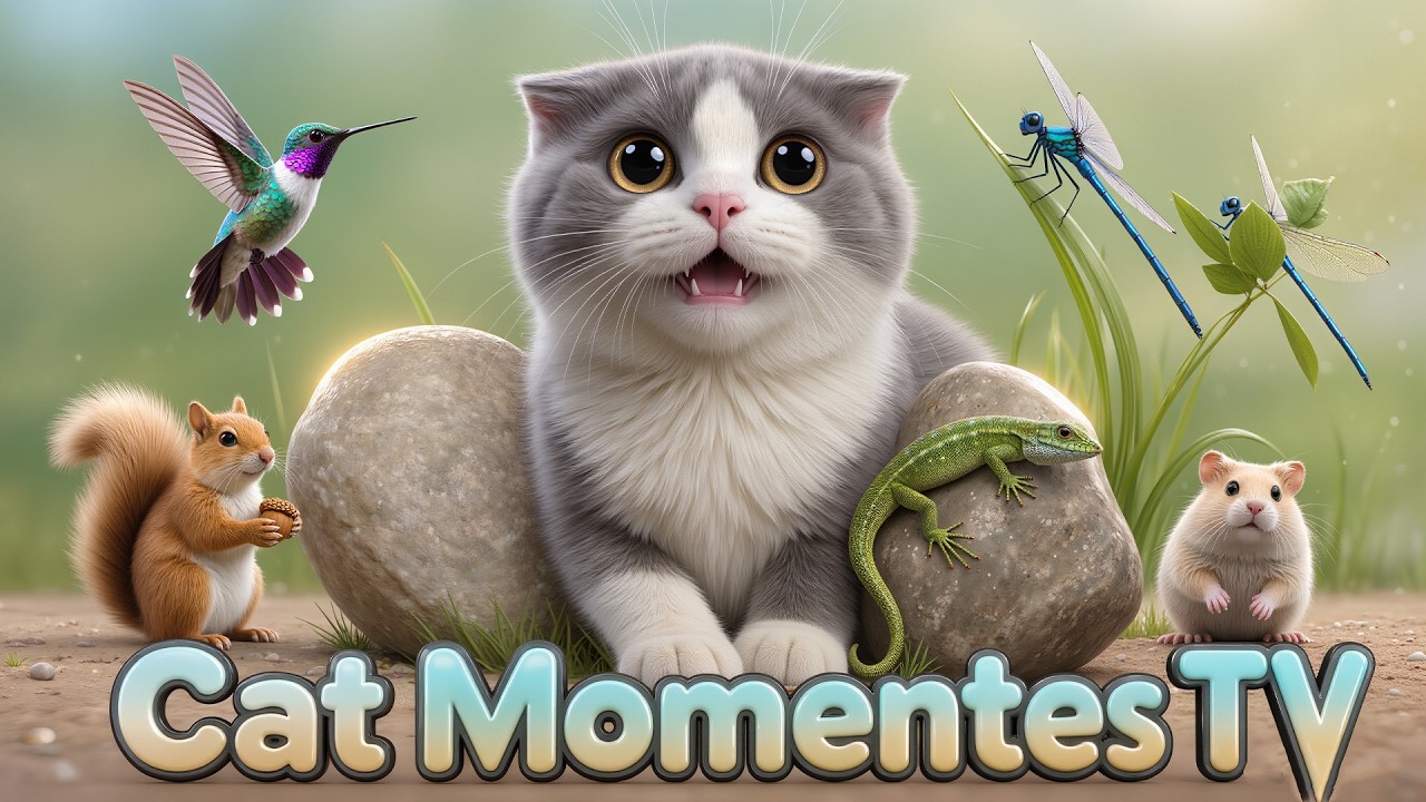 Cat Moments TV | Dockside Animal Motion for Cats – Calm Water 4K