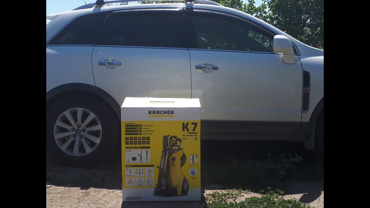 АВТОМОЙКА KARCHER K 7 PREMIUM FULL CONTROL PLUS 2019. Обзор и первая мойка