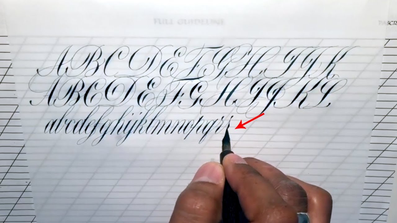 How to Write Copperplate Script The Right Way | Calligraphy Masters x Paul Antonio
