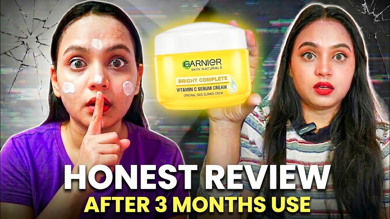 Garnier Bright Complete Vitamin C Serum Cream Review/garnier vitamin c serum cream garnier face wash