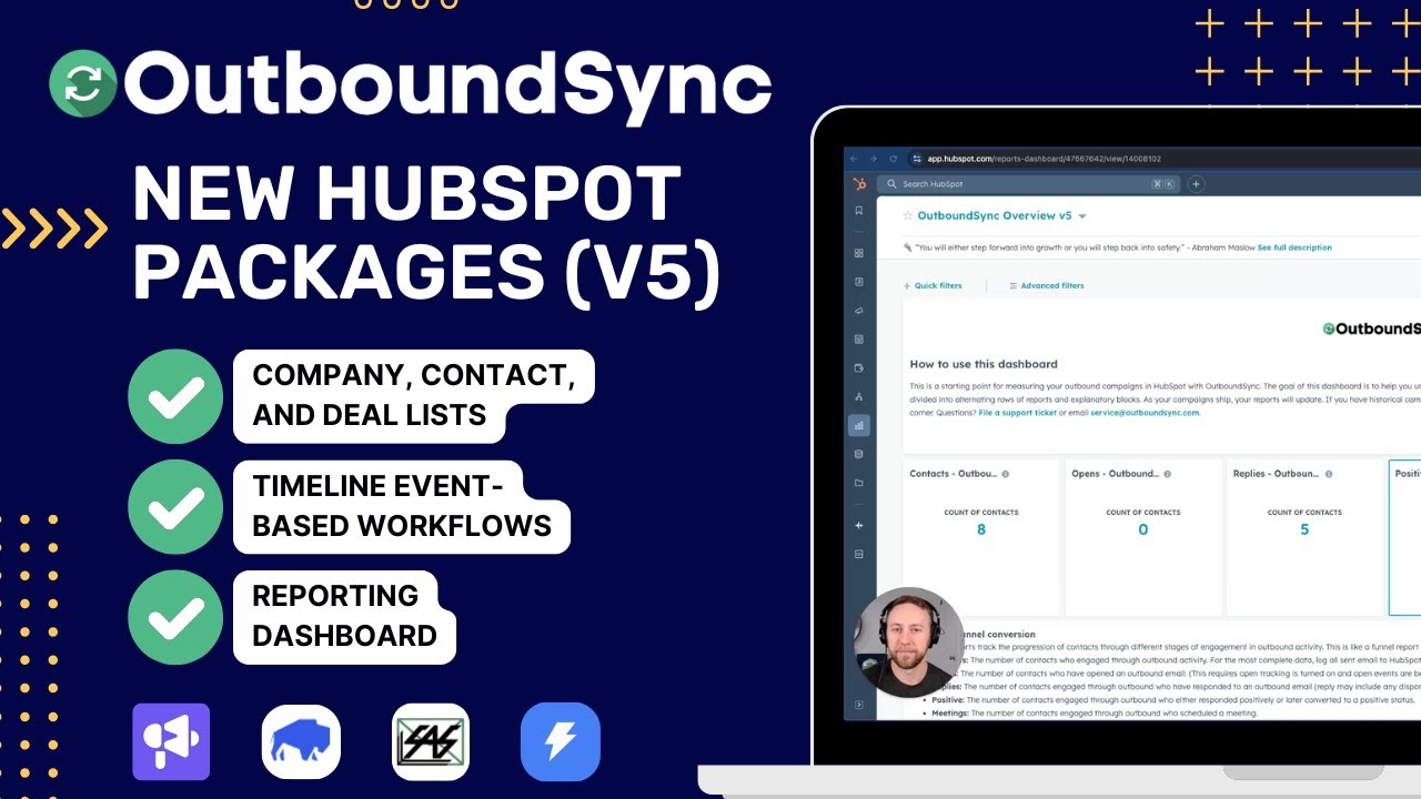 OutboundSync Packages v5: Full-Funnel Reporting & Automation for HubSpot