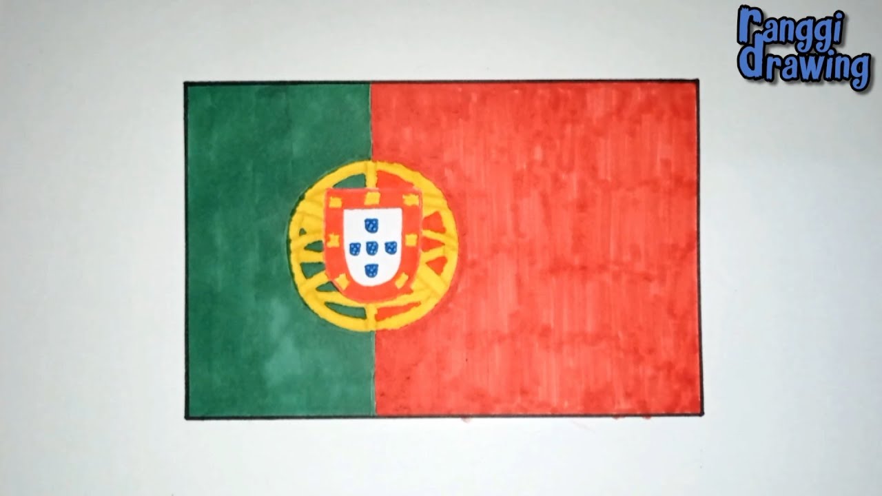 How to Draw The Flag of Portugal