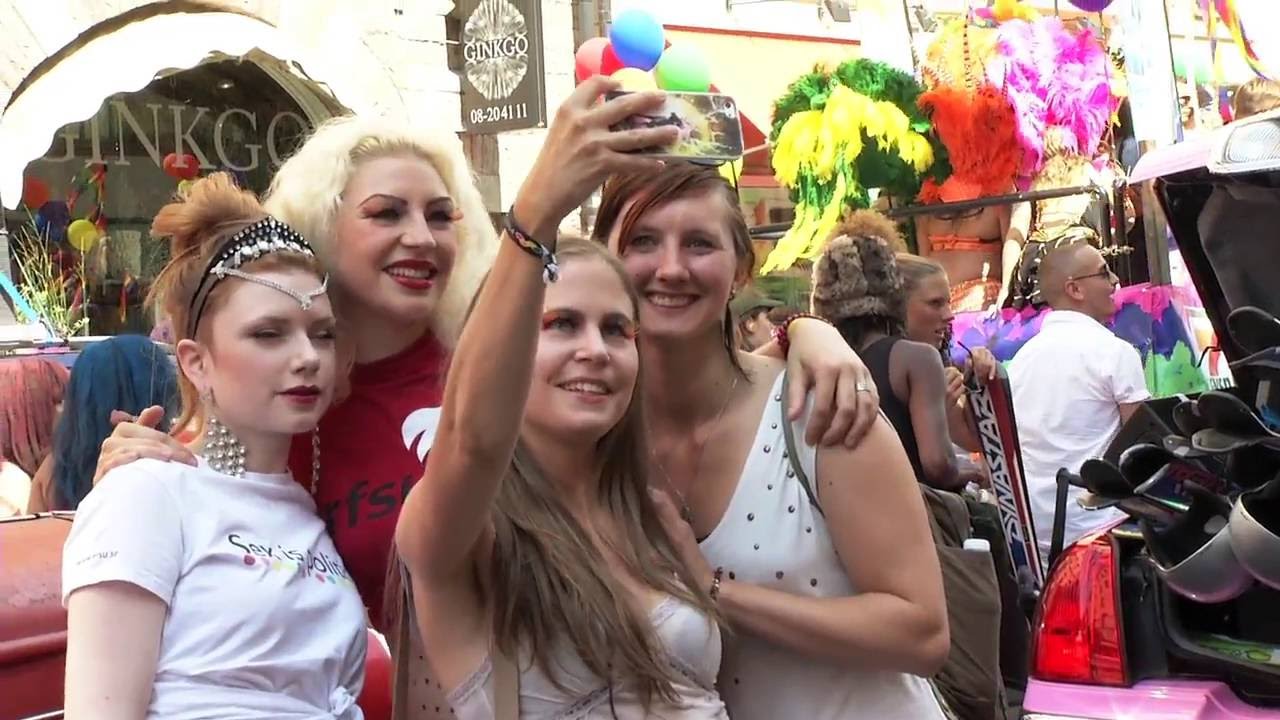 Desfile del orgullo gay en Estocolmo, Suecia