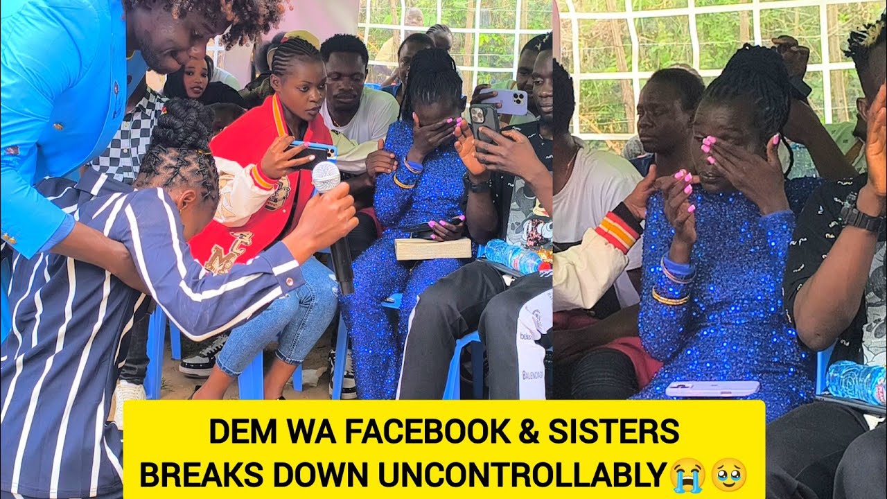 EMOTIONS AS DEM WA FACEBOOK SISTER KNEELS FOR HER, THEY STARTED CRYING TOGETHER 😭😭🥹.