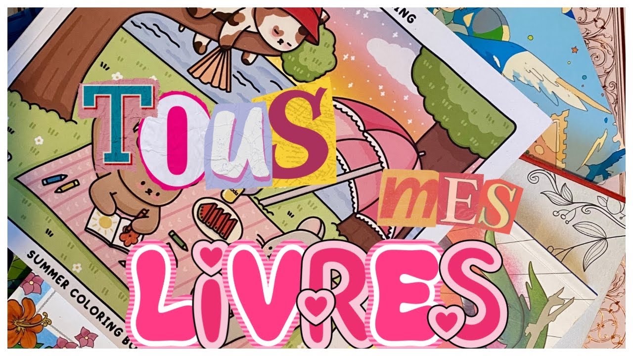 TOUS MES LIVRES DE COLORIAGE | Partie 1 hors-mystères