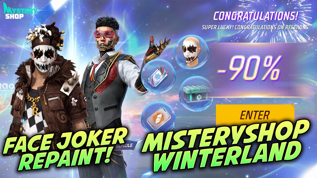 BESOK RILIS!! MISTERYSHOP WINTERLAND!! INI DIA TAMPILAN FACE JOKER PART 2 KEREN BANGET!