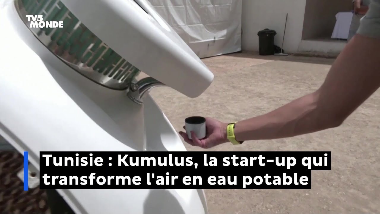 Tunisie : Kumulus, la start-up qui transforme l'air en eau potable
