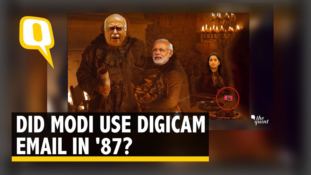 FACT CHECK: Did PM Modi Actually Use a Digicam & Email in 1987 ? | The Quint